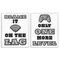 Stupell Industries Black & White Gamer Quotes 2pc Framed Giclee Set, design by Marcus Prime